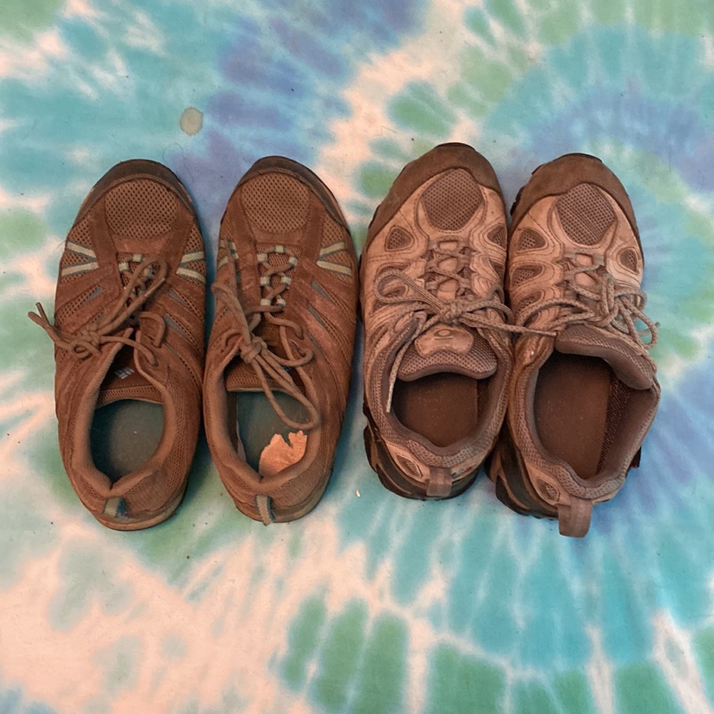 Columbia sneakers, size 10, Oboz hiking sneakers 10 bundle #57